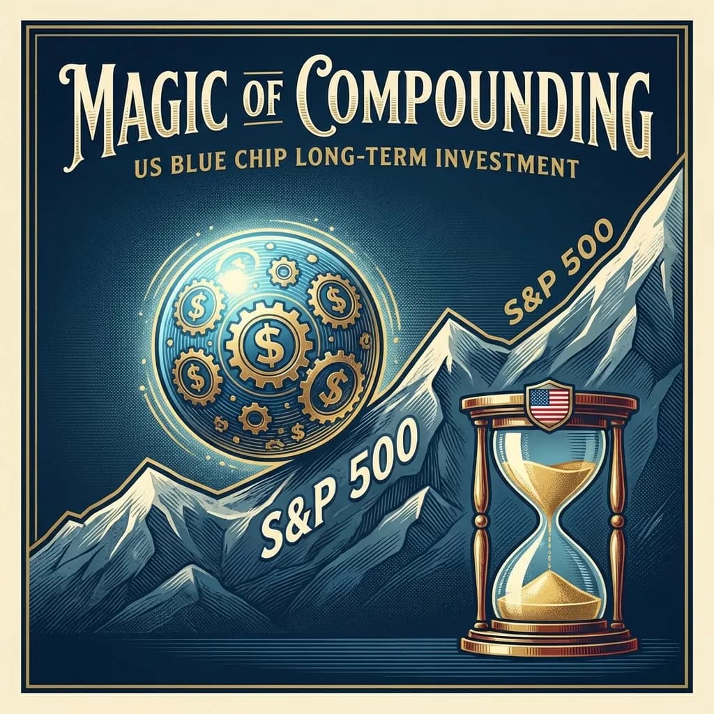 복리의 마법: 100억 자산가는 왜 주식 앱을 지웠을까? (S&P 500, SCHD)