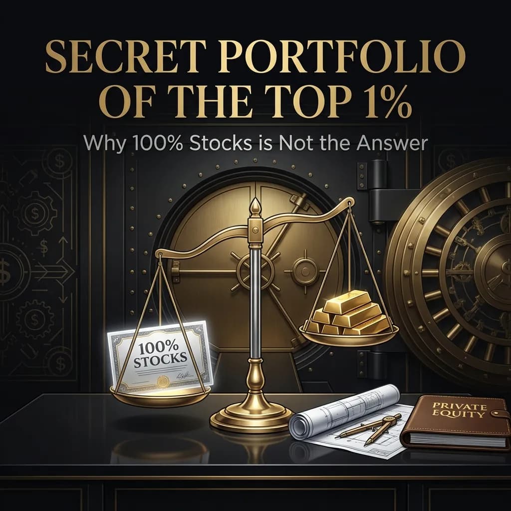 상위 1% 부자들의 비밀 포트폴리오: 주식 100%가 답이 아닌 이유 (금, 리츠)