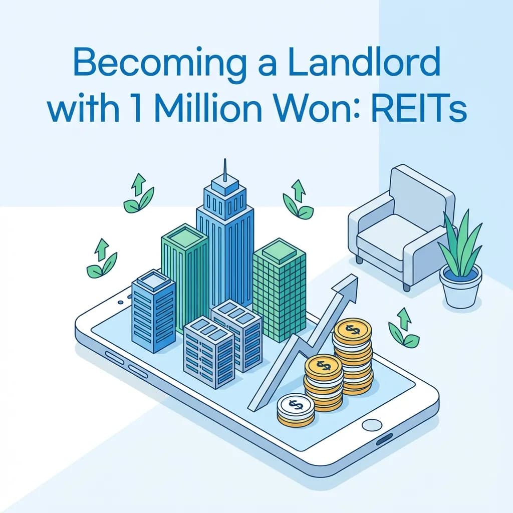 100만 원으로 건물주 되는 법: 리츠(REITs)로 월세 받기 (금리인하 수혜)